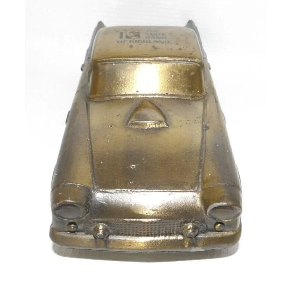BANTHRICO vintage 1974 metal bill, coin bank T-Bird 7